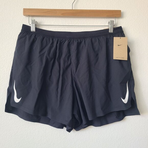 Nike Dri-Fit Aeroswift 4" Running Shorts CJ7840-010 Size XL Black - Picture 1 of 5